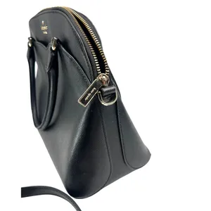 Kate Spade New York Payton Medium Dome Satchel Bag Purse Top Handle Black thumbnail 3