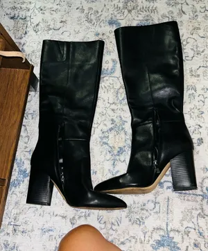 Nine West Boots Leather Black thumbnail 1