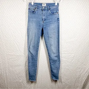 Agolde Light Wash Mid Rise‎ Skinny Jeans thumbnail 2