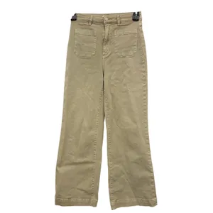 Rolla’s 100% Cotton Green Khaki Sailor High Rise Wide Leg Denim Jeans Size 28 thumbnail 3