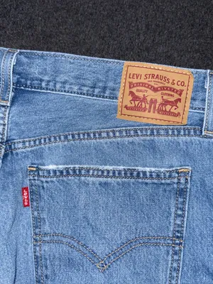 Levi’s Low Pro Straight Jeans Relaxed Slouchy Womens Sz 30 Distressed Blue Denim thumbnail 5