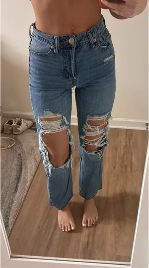 Aeropostale Jeans Distressed High-Rise thumbnail 1