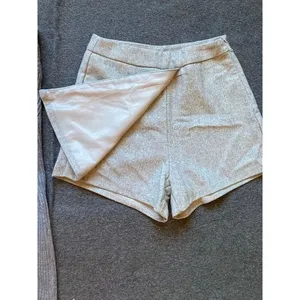 Trendy Gray 2-Piece Knit Set - Oversized Sweater‎ & Mini shorts - XS thumbnail 8
