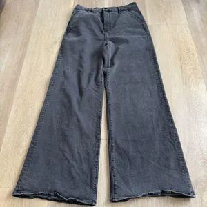 Ann Taylor Wide Leg Black Jeans thumbnail 1