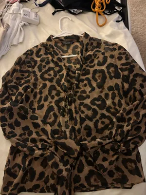 Shein Cheetah Print Top thumbnail 5