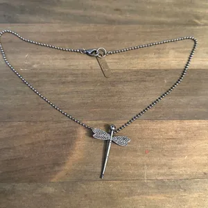 Perch Vintage Dragonfly Pendant Necklace thumbnail 4