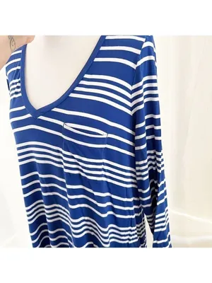 Merona striped tunic top Size‎ Large thumbnail 4