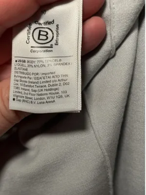 ATHLETA Venice High Rise Wide Leg Pant, Light Grey, Size 10 thumbnail 7
