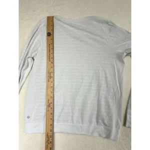 Lululemon Swiftly‎ Breathe Long Sleeve Top Womens 10 White Relaxed Fit Athletic thumbnail 6