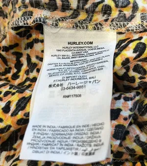Hurley Leopard Animal Wide Elastic Waistband Drawstring Loungewear Pants XL thumbnail 8