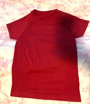 Workout top short sleeve Red Size M thumbnail 1