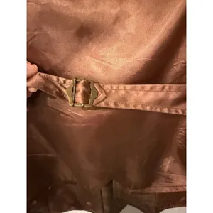 Wilsons Leather Suede Vest Womens Small Western Boho Button Front Cinch Back thumbnail 3