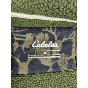 Cabelas Thick Realtree Camo Fleece Lined Hoodie Full Zip Jacket Hunting - MEDIUM thumbnail 8