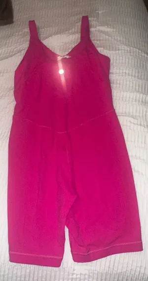 Pink Lululemon Short Bodysuit  thumbnail 2
