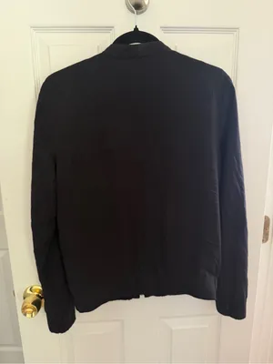 Old Navy Women's Black Bomber Jacket Size Medium thumbnail 9