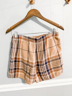 Aerie Gauze Plaid Shorts thumbnail 5