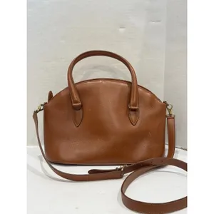 Vintage 90s Coach Madison Savoy Zip Satchel Bag Brown Leather Crossbody 4408 thumbnail 2