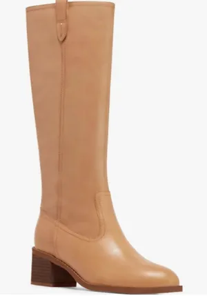 NEW Coutgo Knee High Low Chunky Heel Round Toe Tall Boots 11 thumbnail 1