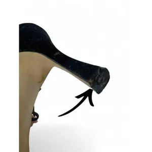 VINTAGE Sam & Libby 90's 1990's 6 Velvet Pump High Heel Kitten Womens Strappy thumbnail 8