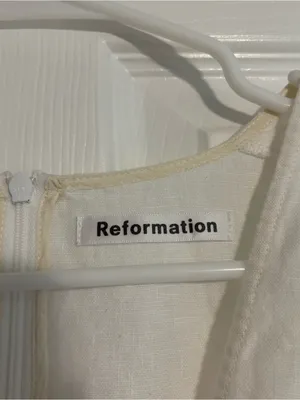 Reformation Simi Linen Dress thumbnail 2