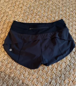 Lululemon Speed Up Low-Rise Lined Shorts 2.5” Black thumbnail 3