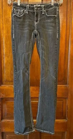 LA Idol jeans Black Size 28 thumbnail 1