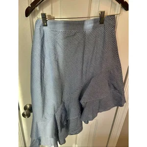 A new day asymmetric blue stripe skirt size 4 thumbnail 5