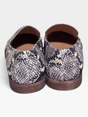 Madewell Alex Snakeskin Embossed Leather Loafers Size Women’s 7 thumbnail 5