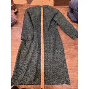 Boden‎ French Navy Sweet Petal Elizabeth Pocket V-Neck Dress Green Size 4 thumbnail 13