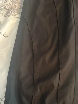 Source Unknown Black Wide Leg Seam-Detail Pants thumbnail 3