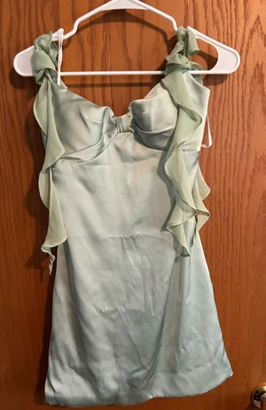 Green mini dress Size XS thumbnail 1