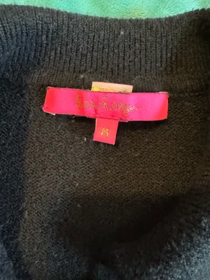 Lilly Pulitzer sweater black thumbnail 2
