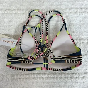 PacSun NWT Raisins Agua Bra Triangle Push-up Bikini Top Size Med‎ thumbnail 2