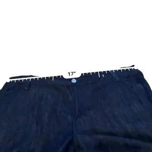 J Brand Wide Leg Denim Trousers 30 Dark Wash High Rise Trouser Jeans Made in USA thumbnail 8