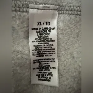 Aeropostale Heather Gray Hoodie thumbnail 5