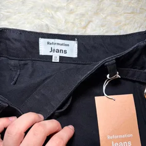 NWT Reformation‎ Size 23 Tatina Belted Denim Skirt thumbnail 3