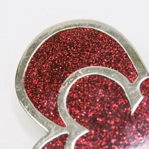 Vintage 90s Red Belt with Sparkly Butterfly Buckle thumbnail 9