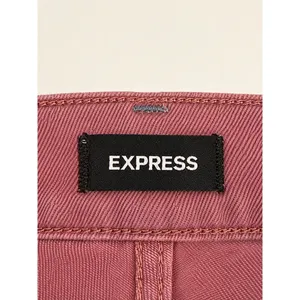 Express Tie Dye Distressed Denim Shorts Pink Purple Mid Rise Cutoff Size 0 thumbnail 4