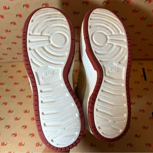 Nike Dunk High Up Cinnabar Red Gold Sneakers Women’s 10.5‎ thumbnail 8