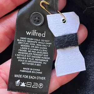 Wilfred Women's Black Wool Blend Button Front Cardigan Size XS thumbnail 4
