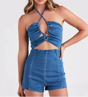 Windsor Jean romper thumbnail 4