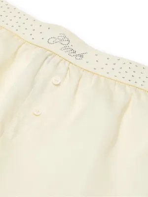 Victoria's Secret PINK Silky Sleep‎ Shine Boxy Pajama Shorts Rhinestone thumbnail 4