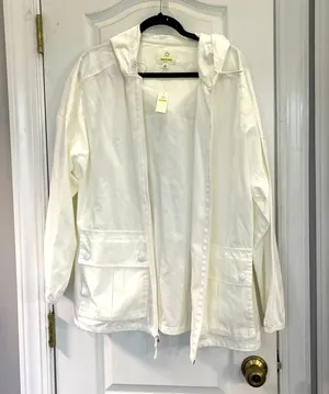 American Eagle white jacket thumbnail 1