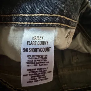 Aeropostale Hailey Flare Curvy Women’s Jeans Size 5/6 Short thumbnail 6