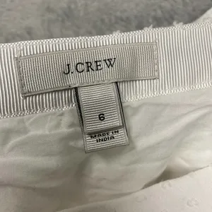J Crew Skirt Womens 6 White A Line Mini Short Cotton Crochet Lace Side Zip thumbnail 7
