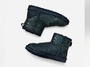 Ugg Classic Mini Snow Leopard Black 7 thumbnail 2