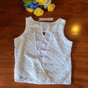 Solitaire White Lace Tank Top Medium thumbnail 7