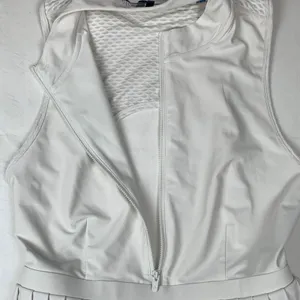 Prince Pickleball women's XL athletic Cream Pleated Skirt tennis white open back thumbnail 10