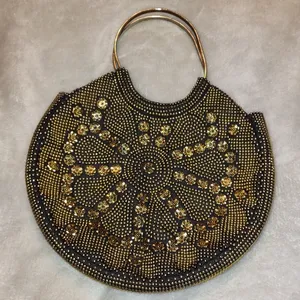 Beaded purse Gold thumbnail 2