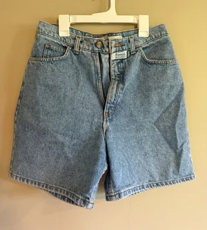 Vintage Forrestel High Waisted Denim Shorts Light Wash 90s‎ Mom Jean Shorts 10 thumbnail 1